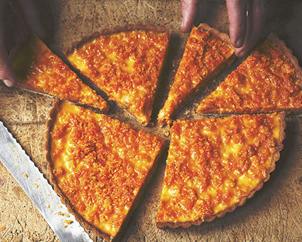 Carrot tart at Cinnamon Soho